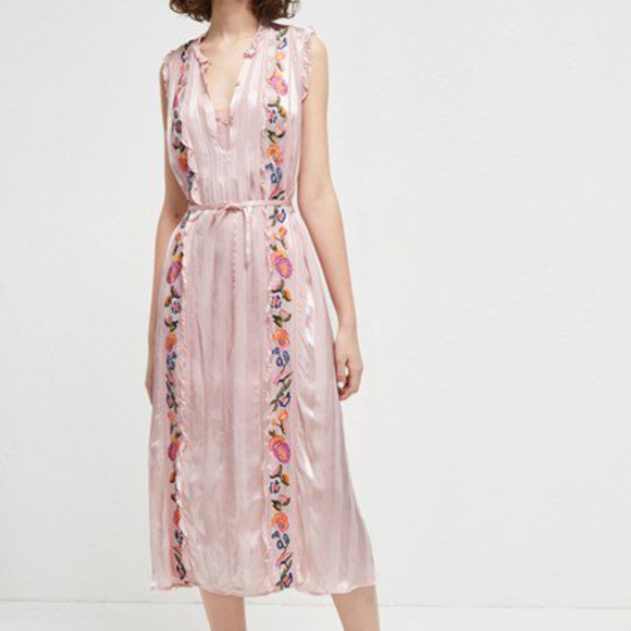 french connection pink floral dress